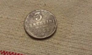 3  centesimi  1852  M   Austria