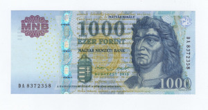 2015 1000 forint DA UNC