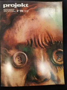 Projekt - lengyel művészeti folyóirat 1978/2. száma, poszter melléklettel