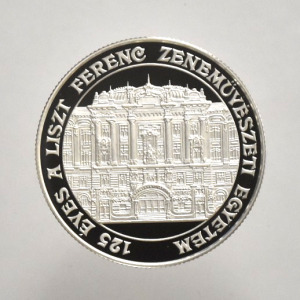 2000  Liszt Ferenc Zeneművészeti Egyetem  ezüst 3000 Forint  PP  -DK10