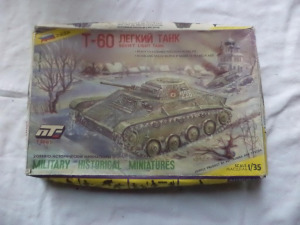 [ABC] T-60 Soviet Light Tank makett Zvezda 1:35