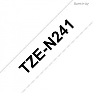 Brother TZe-N241 P-touch szalag (18mm)  Black on White - 8m TZEN241