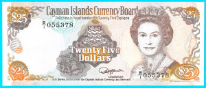 25 dollár 1991 Kajmán-szigetek UNC RITKA!