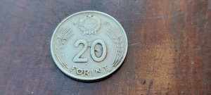 20 Forint 1983 Hibás veret, idegen anyag az érmén