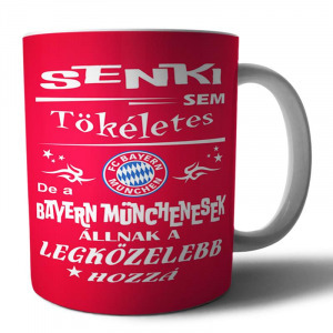 Tökéletes Bayern Münchenes bögre