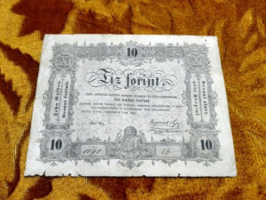 1848 -as Kossuth 10 forint Szabadságharcos bankó Ritka !!!! (L2252)