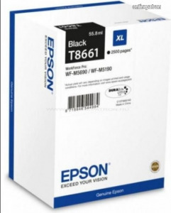 Epson T8661 Patron Black 2,5K (Eredeti) 	C13T866140