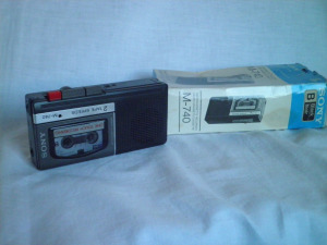 Sony M 740 mikró kazettás diktafon