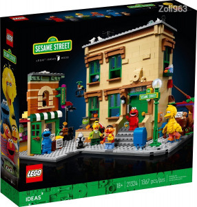 LEGO Ideas 123 Sesame Street 21324 készlet - új bontatlan
