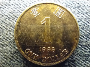 Hongkong 1 Dollár 1998 UNC FORGALMI SORBÓL (id70159)
