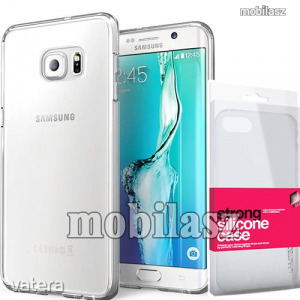 SAMSUNG SM-G925F Galaxy S6 Edge, Xpro szilikon mobiltok, STRONG, 2mm, Átlátszó