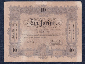Szabadságharc (1848-1849) Kossuth bankó 10 Forint bankjegy 1848 (id51233)