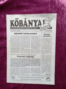 Kőbánya újság 1995. december V. évfolyam 12. szám