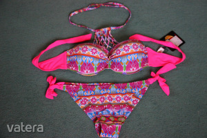 Új, címkés, színes mintás bikini szett (L-es méret) (meghosszabbítva: 3200724359) - Vatera.hu Kép