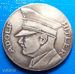 1934  - 1945 Adolf Hitler Reichsführer Náci Horogkereszt Emlékérme 36mm Másolat No.219