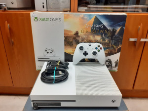 Xbox One S 1TB Konzol Újszerű Fehér Garis !