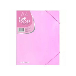 Cool Pack x műanyag gumis mappa - A4 - pasztell rózsaszín