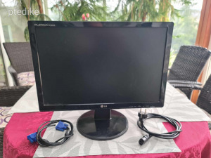 LG  W1942 LCD flat-monitor, 19-os, 16:10, fekete, dobozában, hibátlan működéssel !!!