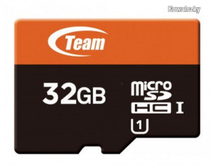 TeamGroup 32GB microSDHC Class 10 UHS-I + adapterrel TUSDH32GUHS03