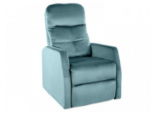 Dönthető háttámlás fotel lábtartóval - BAL63411 - zöld