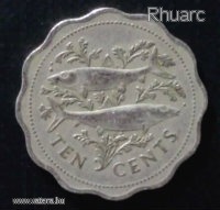 Bahama szigetek 10 cent 1980 Hal Hullámos