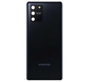 SAMSUNG GH82-21670A gyári akkufedél, Fekete [Samsung Galaxy S10 Lite (SM-G770F)]
