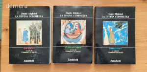 Dante Alighieri: La Divina Commedia (3 kötet)