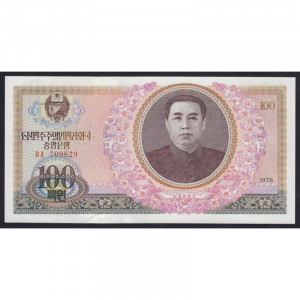 Észak-Korea, 100 won 1978 UNC