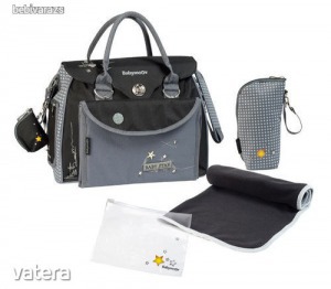 Babymoov pelenkázó táska babatáska baby style fekete-szürke a, Kép
