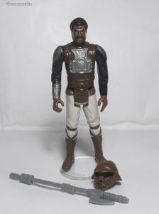 Star Wars Vintage ROTJ Lando Calrissian (Skiff Guard) action figure (375) HK complete 1983 Kenner