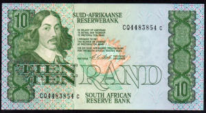 Dél-Afrika 10 rand UNC 1990
