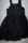 Alkalmi H&M fekete tüll ruha flitterekkel kirakott,  9-10 év, 140-es Kép