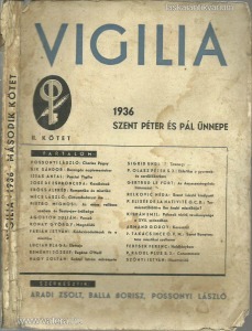 Vigilia 1936. II. kötet