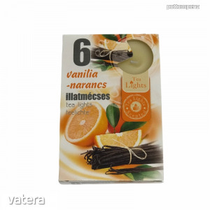 Illatmécses, teamécses vanília-narancs illatban 6 db-os