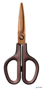 Olló, általános, 17,5 cm, PLUS Fitcut Curve Premium, bronz
