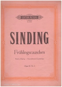 Sinding: Frühlingsrauschen  Klavierstück