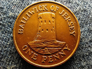 Jersey II. Erzsébet Le Hocq torony 1 penny 1989 (id59043)