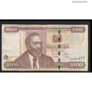 Kenya, 1000 shillings 2010 F