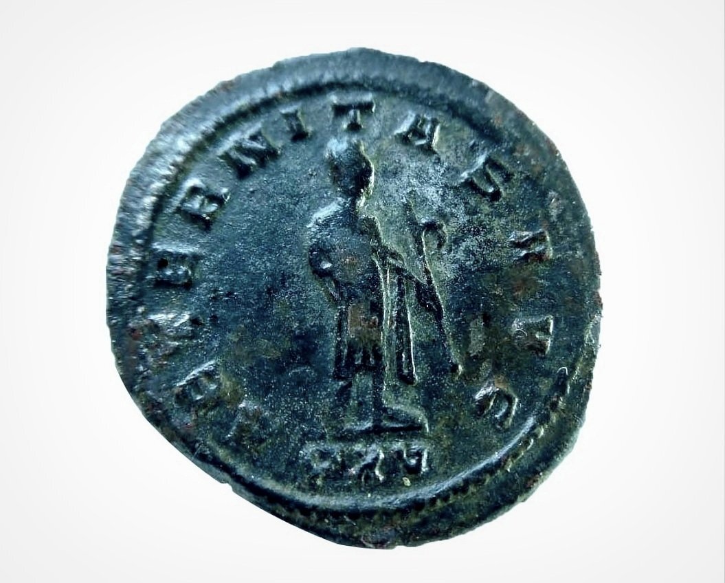 GALLIENUS 253-268. Antoninianus. Antiochia AETERNITAS AVG / PXV Ritka Hátlap!