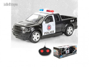 RC távirányítós rendőrségi pick-up autó 22cm