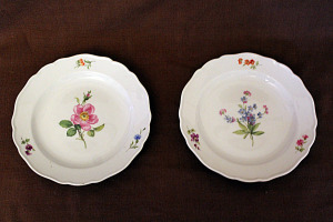 antik meisseni porcelán tányérok