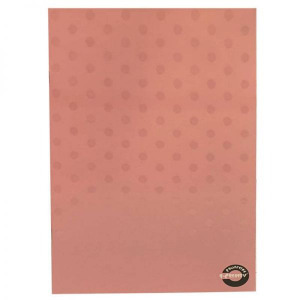 PLAIN egyszínű vonalas füzet - A4 40 lapos - világos rózsaszín / nagy pöttyök