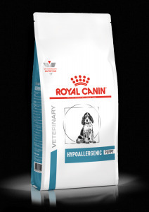 Royal Canin Hypoallergenic Puppy-száraz gyógytáp kölyök kutyák részére tápanyag intolerancia csök...