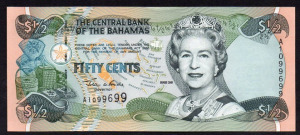 Bahama-szigetek 1/2 dollár UNC 2001