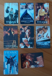 8 db Titanic Telefonkártya