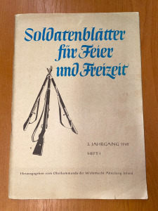 1942 Német katona újság  a 2. világháború idejéből. Érdekes tartalommal és képanyaggal (*311G)