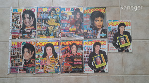 8 db Popcorn + Bravo Magazin - Michael Jackson címlap + cikkek