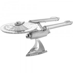 Metal Earth Star Trek Starship Enterprise NCC-1701 3D lézervágott fémmodell építőkészlet 502670