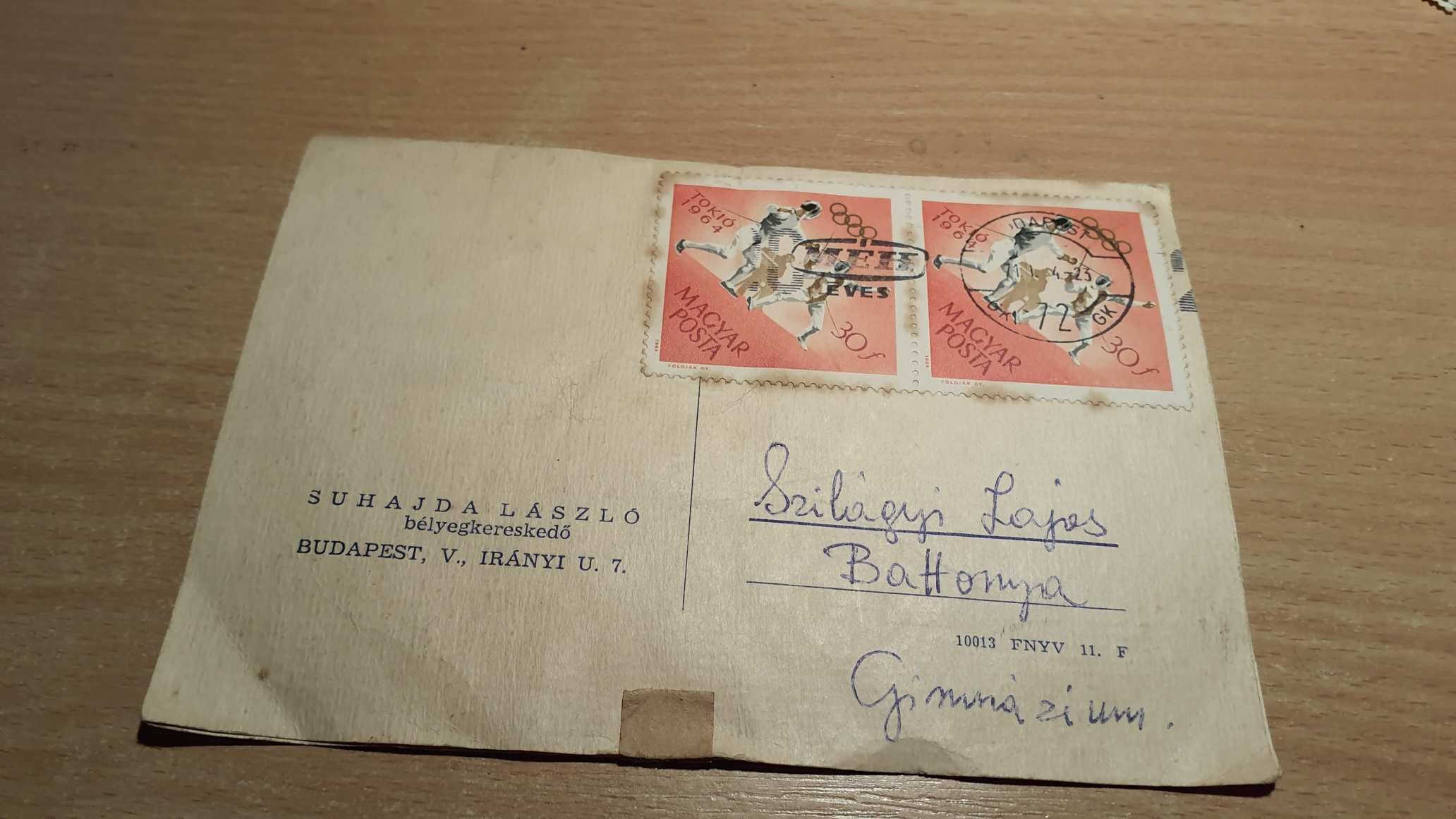 BÉLYEGKERESKEDŐI TÁJÉKOZTATÓ, MÉH BÉLYEGZÉS