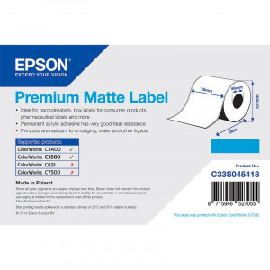 Epson prémium címke (C33S045418) (C33S045418)